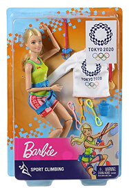 【期間限定ポイントUP】バービー(Barbie) 東京オリンピックライセンス バービー スポーツクライミングのせんしゅ 東京2020オリンピック 【着せ替え人形】【ドール、アクセサリーセット】【3歳~】 GJL75