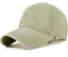 【期間限定ポイントUP】[Andeor] キャップ メンズ 大きいサイズ 帽子【UPF50+測定済み・こだわりの深さ・2重型崩れにくい】 無地 野球帽 コットン100% 紫外線対策 日よけ 人気 男女兼用 2サイズ展開 (カーキ， L（頭囲