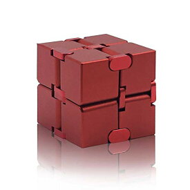 【期間限定ポイントUP】[LilBit] Infinity Cube インフィニティキューブ 無限キューブ アルミニウム合金 (赤)