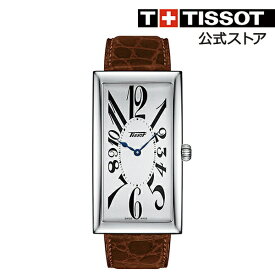 ティソ 公式 メンズ 腕時計 TISSOT メンズ&レディース ヘリテージ バナナ クオーツ シルバー文字盤 レザー