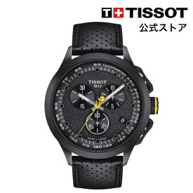 ティソ 公式 メンズ 腕時計 TISSOT T-レース サイクリング ツール・ド・フランス 2022 スペシャル エディション ブラック文字盤 レザー