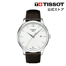 【楽天スーパーSALE P10倍】ティソ 公式 メンズ 腕時計 TISSOT トラディション クォーツ シルバー文字盤 レザー T0636101603700