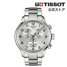 ティソ 公式 メンズ 腕時計 TISSOT クロノ XL クラシック クォーツ シルバー文字盤 ブレスレット T1166171103700