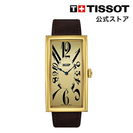 ティソ 公式 ユニセックス 腕時計 TISSOT ヘリテージ バナナ クォーツ シャンパン文字盤 レザー T1175093602200