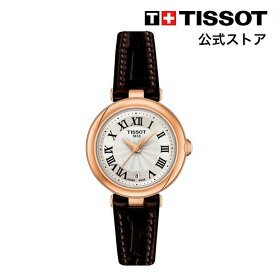 ティソ 公式 レディース 腕時計 TISSOT ベリッシマ クォーツ ホワイト文字盤 レザー T1260103601300
