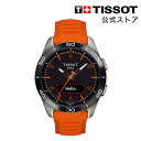 【ポイント10倍★】 ティソ 公式 ユニセックス 腕時計 TISSOT T-タッチ コネクト スポーツ ブラック文字盤 シリコンストラップ T1534204705102 ブランド腕時計