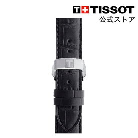 【マラソンP10倍】ティソ 公式 腕時計ベルト TISSOT ブラック レザーストラップ 19MM T852013405