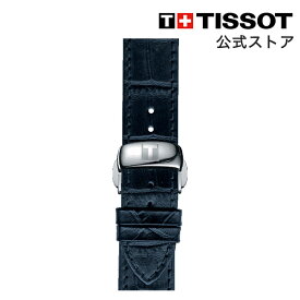 【楽天スーパーSALE P10倍】ティソ 公式 腕時計ベルト TISSOT ブルー レザーストラップ 19MM T852032781