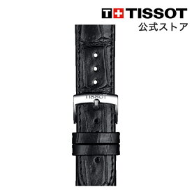 【マラソンP10倍】ティソ 公式 腕時計ベルト TISSOT ブラック レザーストラップ 20MM T852043012