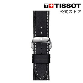 【マラソンP10倍】ティソ 公式 腕時計ベルト TISSOT ブラック レザーストラップ 21MM T852044599