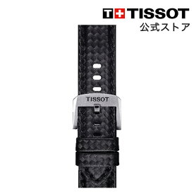 【マラソンP10倍】ティソ 公式 腕時計ベルト TISSOT ブラック ファブリックストラップ 20MM T852046829