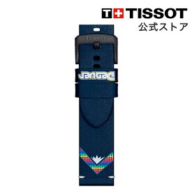 ティソ 公式 腕時計ベルト TISSOT NBA レザー ストラップ デンバー・ナゲッツ 22MM T852047540