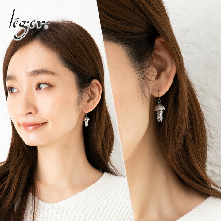 楽天市場】【 金属アレルギー対応 】 純チタン ピアス フック 6mm 片耳 
