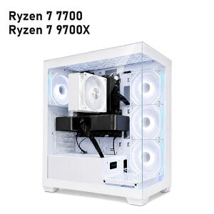 �Q�[�~���OPC Radeon RX 7600 8GB �V�i 1�N�ۏ� �������� Ryzen 7 7700/9700X �I�ׂ� Wi-Fi 6E �� �z���C�g/�� �u���b�N DS900 �~�h���^���[ ������16GB�`64GB SSD 512GB�`2TB Windows 11 �����g�� �f�X�N�g�b�v�p�\�R��