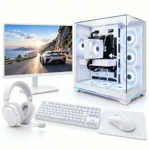 �Q�[�~���OPC �X�^�[�^�[�Z�b�g RTX 3050 6GB 24�C���` 200Hz���j�^�[ �L�[�{�[�h �}�E�X �w�b�h�Z�b�g�t�� �������� PC�{��1�N�ۏ� Ryzen 5 5500/Ryzen 7 5700X Neo Prism �z���C�g/�u���b�N ������16GB/32GB SSD 5