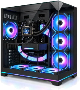 �Q�[�~���OPC �t������ 240mm/360mm RGB�X���[�u�P�[�u�� Radeon RX 9070 GRE 12GB �V�i 1�N�ۏ� �������� Ryzen 7 5700X �I�ׂ� �� �z���C�g/�� �u���b�N DS900 NeoPrism AQUA UNO ������16GB�`64GB SSD 512GB�`2TB Windows 11 