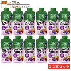 カゴメ 野菜生活100 Smoothie(スムージー) SOY PROTEIN ソイプロテイン アサイーmix 330ml×12本