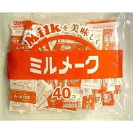 大島食品 ミルメーク コーヒー 粉末 (5g 40個入り) ストロー付