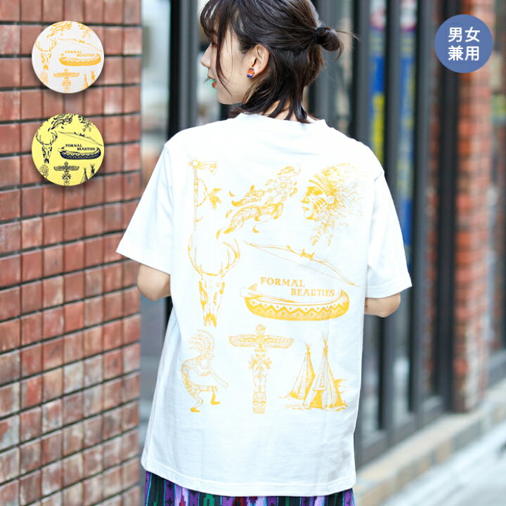 楽天市場 50 Off Sale Tシャツ ティーシャツ カットソー トップス プルオーバー メンズ レディース ユニセックス 男女兼用 春 夏 半袖 バックプリント ネイティブアメリカン バッファローヘッド エスニック チチカカ Titicaca アウトドアコラージュプリントt