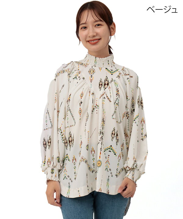 楽天市場】【SALE】ブラウス シャツ プルオーバー トップス レディース 