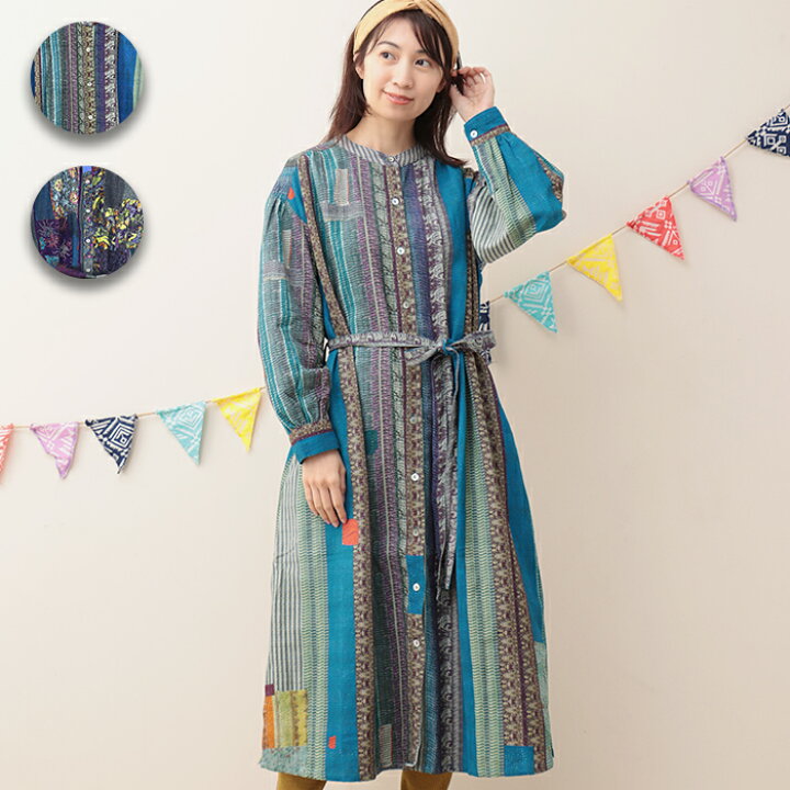 楽天市場】Shanti Shanti グドゥリデジプリワンピース【WEB限定 