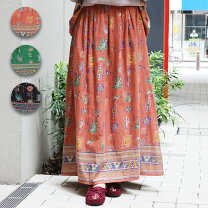 楽天市場】メキシコ刺繍デニムスカートの通販