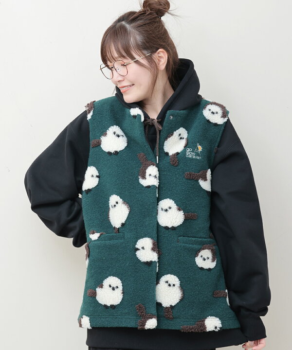 楽天市場】【SALE】go slow caravan ジャカードボアベスト【WEB限定 