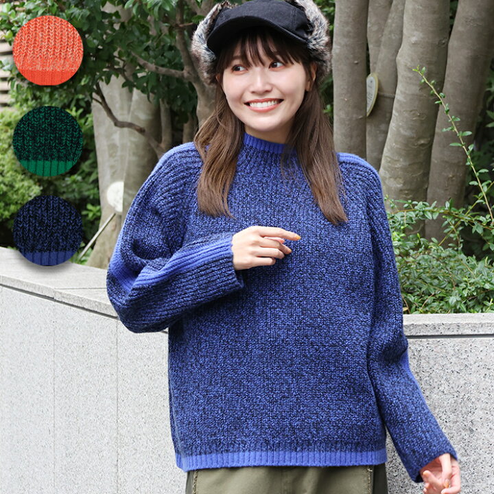 楽天市場】モヘアタッチラインプルオーバー ／ セーター ニットウェア 