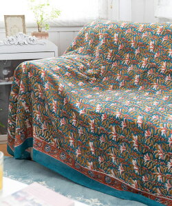 Via India }`NX J[m ^ 225×145cm t[NX ` VOTCY \t@[Jo[ xbhJo[ e[uNX }`NX xbh \t@[ubNvg  t[ 