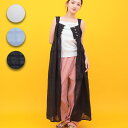 Orale! コットンボイルワンピース ／ ワンピース レディース フラワー ゆったり ブルー ブラック ナチュラル ガーリー 可愛い リメイク風 古着風 レース 透け感 シアー ド コットンボイル 重ね着 レイヤード レース ロングワンピース 春 夏 エスニック チチカカ TITICACA