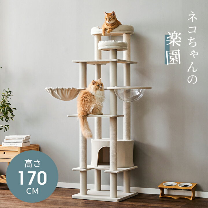 楽天市場】【マラソン限定＆P5倍】MWPO キャットタワー オールシーズン 