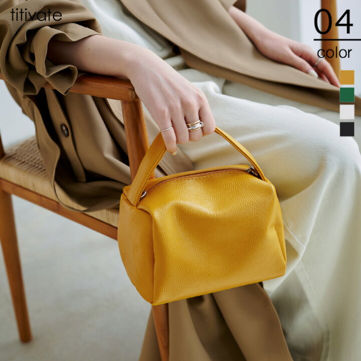 楽天市場 2wayエコレザースクエアバッグ 差し色に最適なカラーバリエーションが魅力 小物 レディース バッグ フェイクレザー シンプル ショルダーバッグ トート ハンドバッグ Titivate ティティベイト