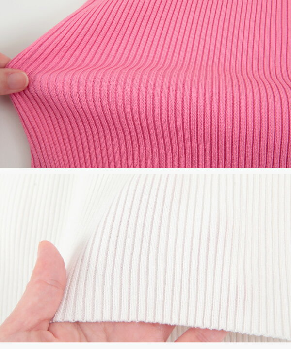 楽天市場】【クーポン利用で50％OFF】5/16 1:59まで□5分袖リブ  