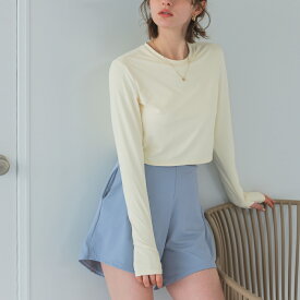 【店内全品20％OFFクーポン】8/11 1:59まで■3点セット/ショートパンツ×カップ付長袖ビキニ/水着【SEADRESS シードレス】
