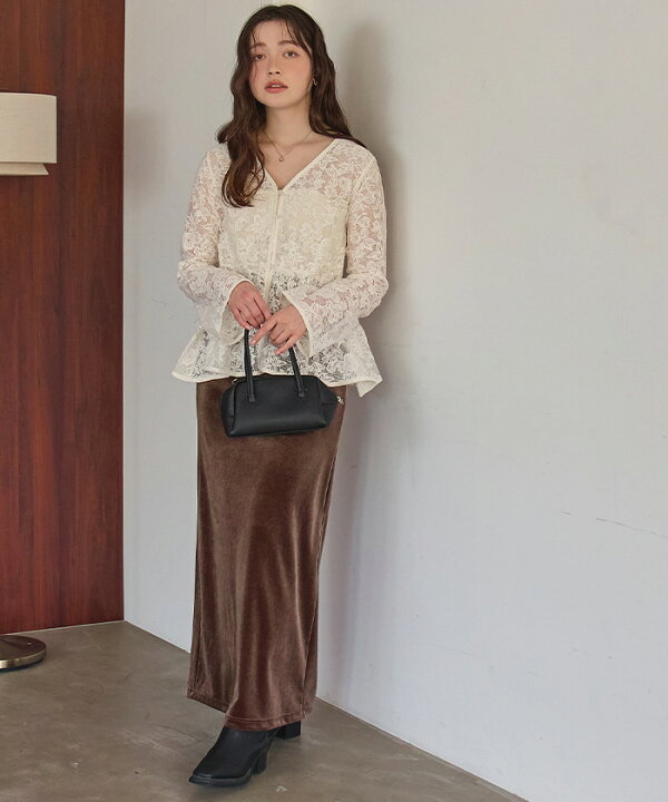 CADUNE（カデュネ）の「レースTOPS（シャツ/ブラウス）」 - WEAR