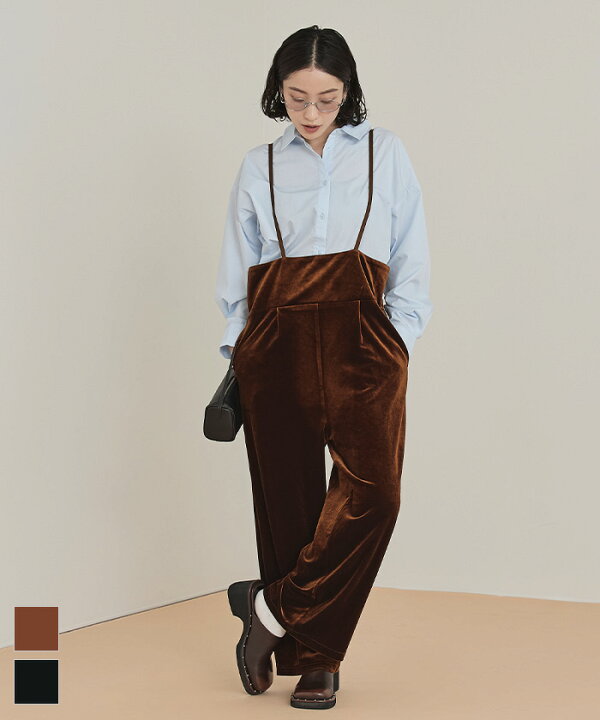 楽天市場】ベロアサロペット【miette ミエット】 titivate（ティティ