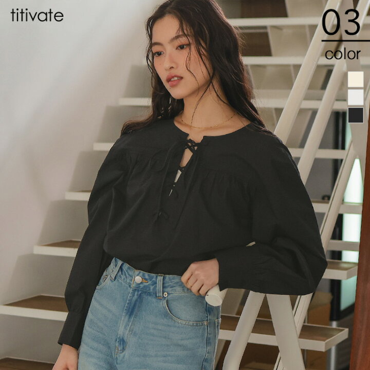 MARLENEDAM ITALY アイレットレース ジップアップブラウス 