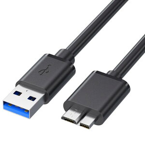 USB3.0 MicroB USBP[u ^CvAIX - }CN^CvBIX ]Ƌ}[d OtDD D Blu-ray BDhCu fWJ Galaxy Note3 S5ȂǂɑΉ 1M