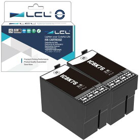 用 ICBK76 76L （2パック ブラック） 互換インクカートリッジ 残量表示付き 対応機種：PX-M5040F PX-M5040C6 PX-M5040C7 PX-M5041F PX-M5041C6 PX-M5041C7 PX-M5080F PX-