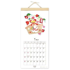 アクティブコーポレーション 2026 カレンダー 壁掛け はり絵 季節めぐり 26ACL-50 2026年 1月始まり