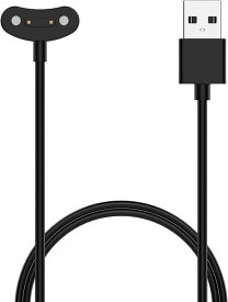 For TicWatch Atlas/Pro 5 Endo/Pro 5/Pro 3 Ultra GPS/E3 スマートウォッチ 対応 充電ケーブル 充電器USB充電 マグネット充電コード 高耐久 軽量 小さい 持ち運び便利（ブラック）