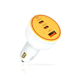 138W VK[\Pbg USB-C 3|[gJ[`[W[ PD3.0/QC4.0/PPS Ή ϋvRpNgTCY Car Charger }[d MacBook Pro/Air, iPhone 16/15/14, Galaxy S24/S