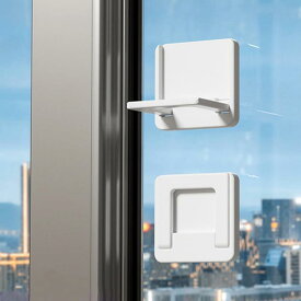 跡の残らなく剥がせ 窓ロック 引き戸ストッパー 窓ロック 引き戸ストッパー 無味な ドアストッパー 穴あけ不要 ベビーガード 安全ロック 転落防止 防犯対策 子供 赤ちゃん ペット 犬