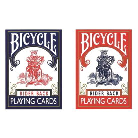 マジックに最適トランプの王様「BICLE バイスクル ライダーバック808 ポーカーサイズ」レッド＆ブルーをセットでGET