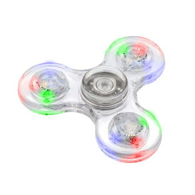 TRIO ハンドスピナー スピナー 光る よく回る 光るおもちゃ 民族 水道 おもちゃ フィジェットキューブ ストレス解消 暇つぶし