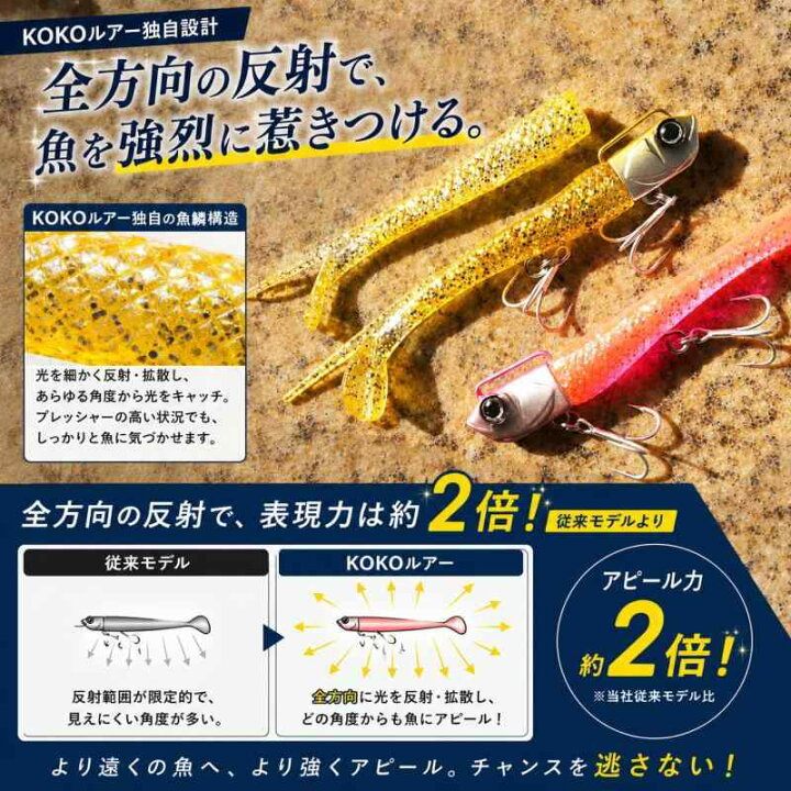 楽天市場】シーバス ルアー ヒラメ ジグヘッド ワーム 15g 22g 30g 5色 