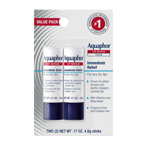 Aquaphor �A�N�A�t�H�[ ���b�v���y�A�X�e�B�b�N, 2�p�b�N,17oz, ���������r�ꂽ�O���Ȃ��߂�