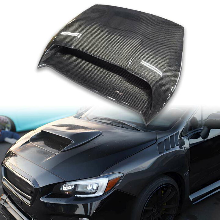 楽天市場】スバル用 WRX STI S4用 VA型 2014-2021 FRP製 カーボン 