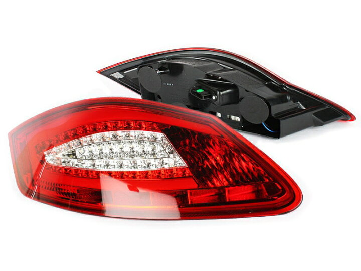 楽天市場】ポルシェ用 987 ボクスターケイマン 2005-2008用 LED レッド 
