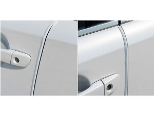 汎用タイプ 自動車用 ドア エッジ モール ガード10メートル ホワイト【S.Pack】